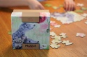 Puzzle Krety 60 elementów, realistyczne malowane ilustracje